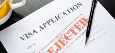 visitor visa application refused