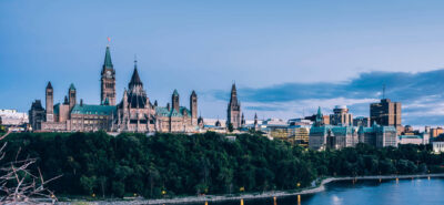 Canadian Parliament in Ottawa, Canada.