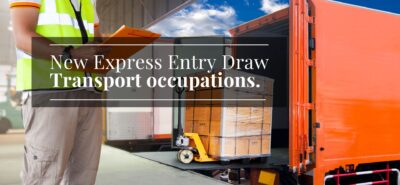 express entry draw transport occupations