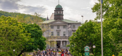 McGill university campus and students housing